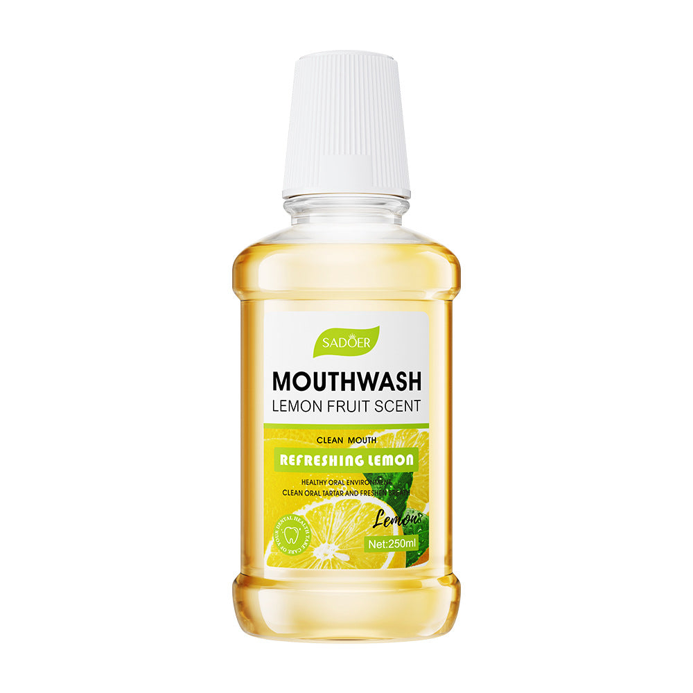 All English Mouthwash250ml  SADOER Peach Mint Lemon Oral Care  Foreign Trade Wholesale