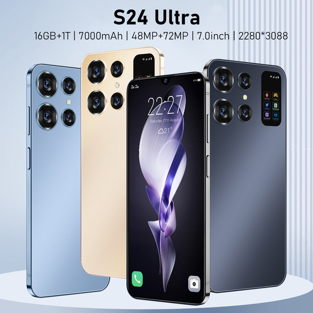 Hot-selling Mobile Phones S24Ultra Large Screen5G Android Intelligence16+1TB Mobile Phone Factory Wholesale(Popular)