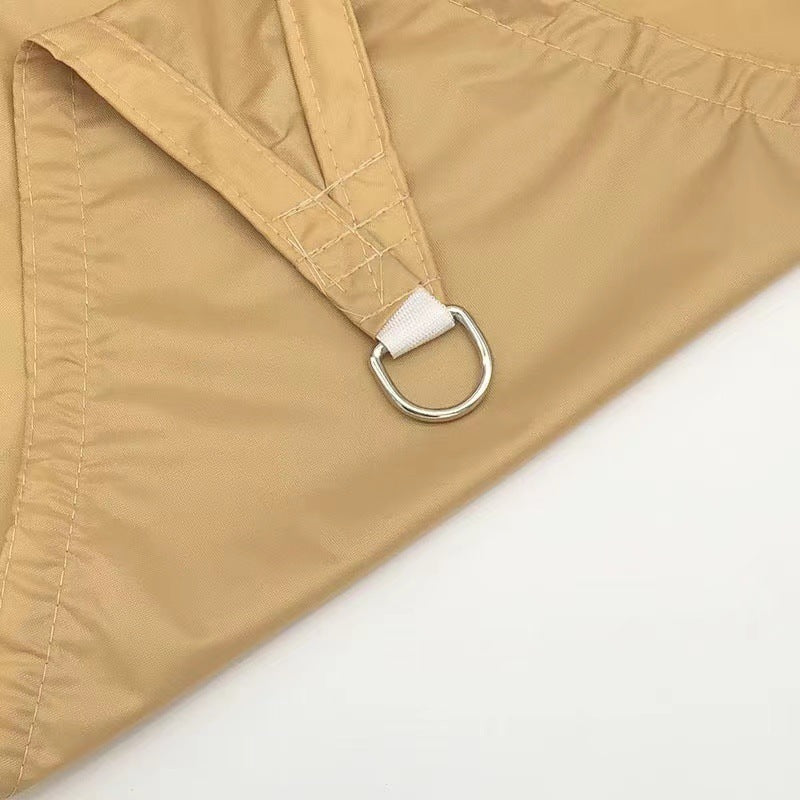 Outdoor Sunshade Sail Thickened Polyester Oxford Cloth Waterproof Courtyard Sunshade Canopy Rainproof Thickened