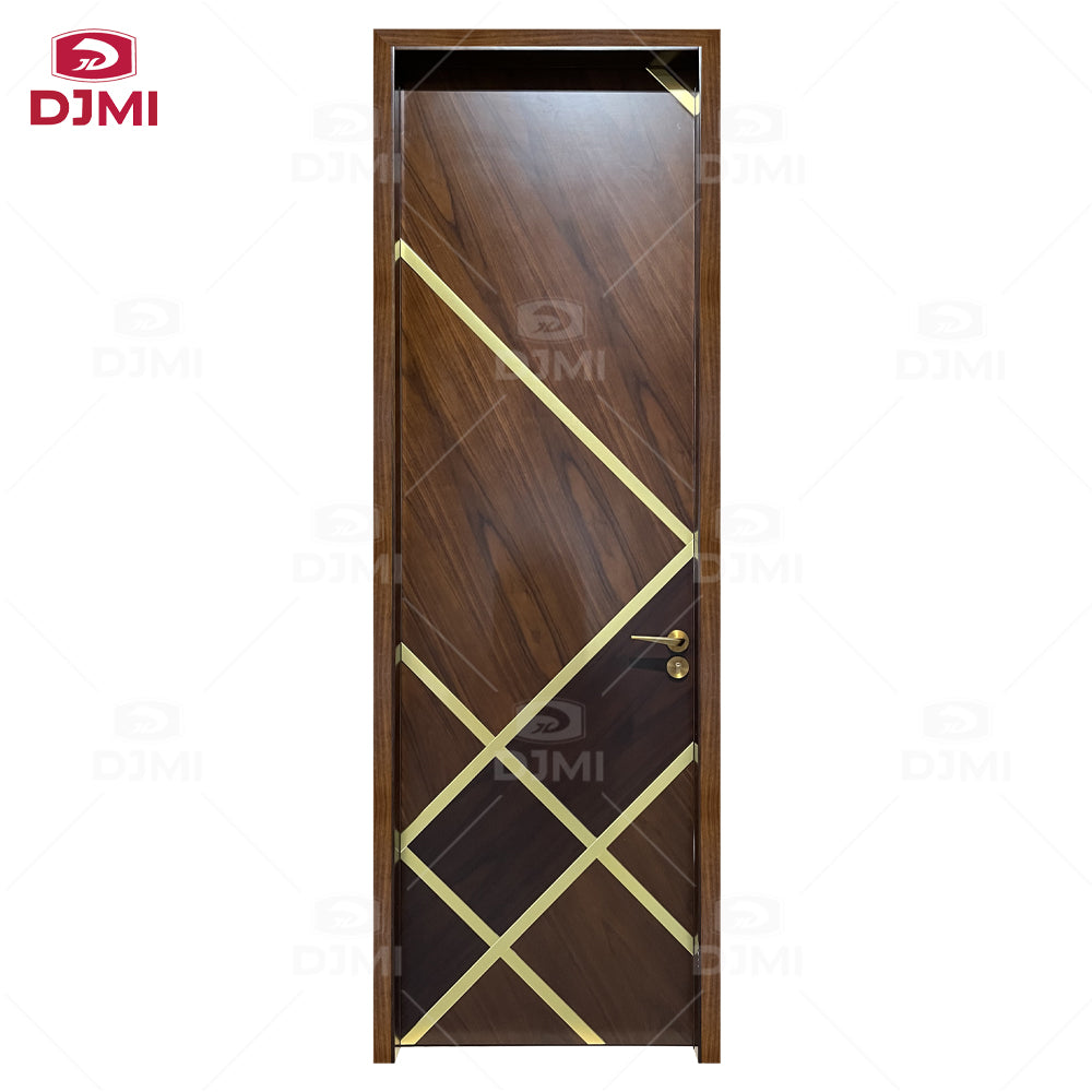 Manufacturer Custom High Quality Bedroom Solid Wood Door Design Modern Interior Room Doors Wooden
