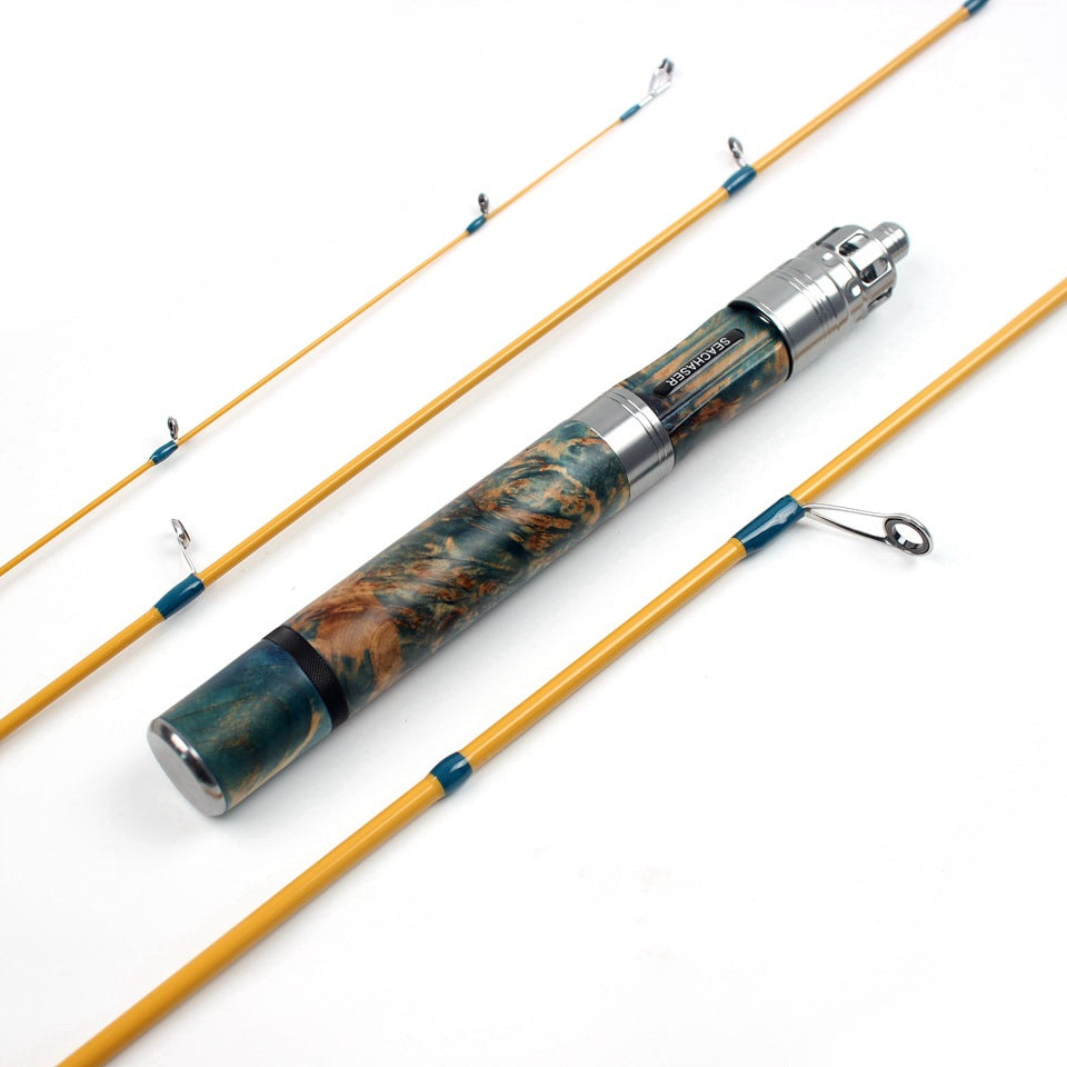 1.4MiXixiu Elastic Rod Ultra-Soft Portable Four-Section Lure Rod for Fishing Small Fishes Like Mouthfish and White Striped Fish Wholesale from Manufacturer