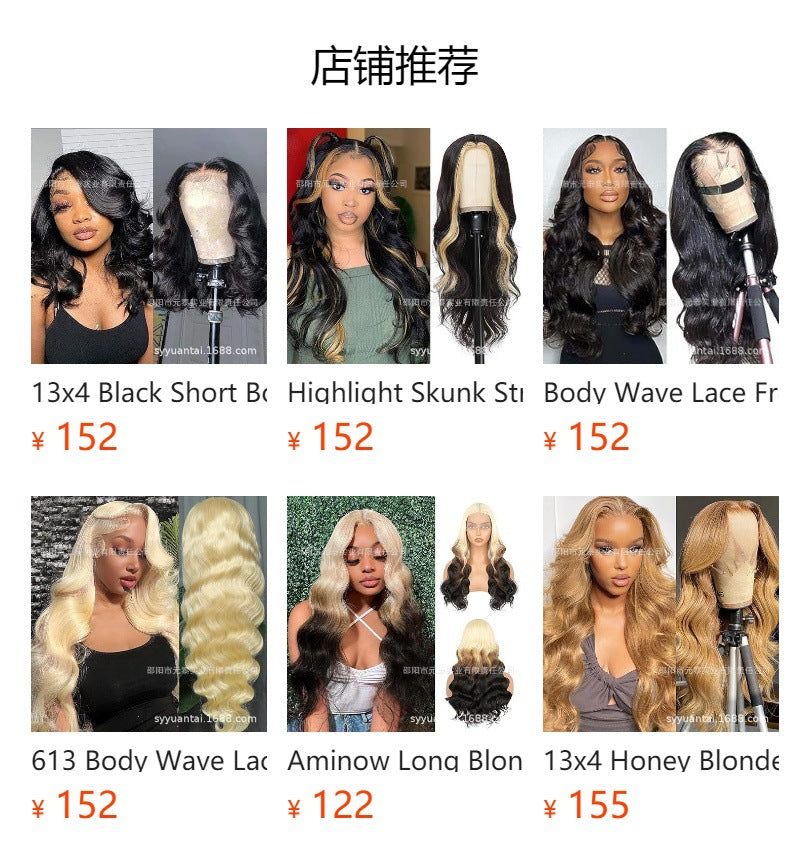 13X4 lace Layered Cut Straight Synthetic Wig for Daily Party