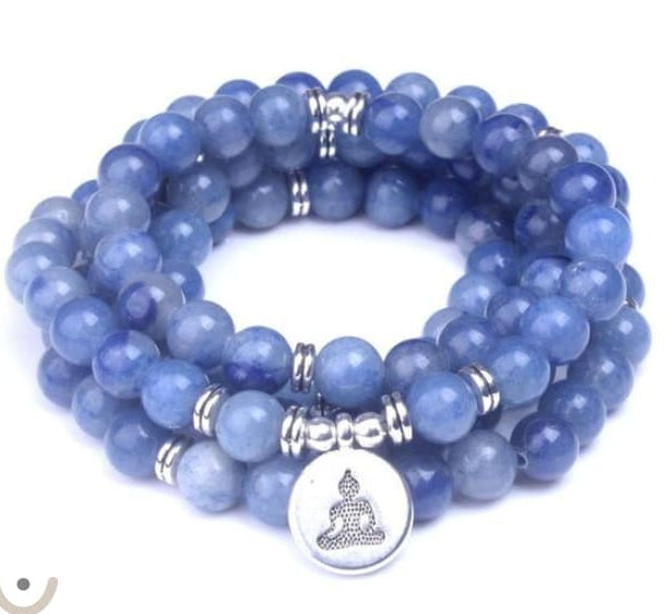 Amethyst Bracelet Men's Volcanic Stone Long Blue Point Bracelet Pyrite White Pine Braided Bracelet