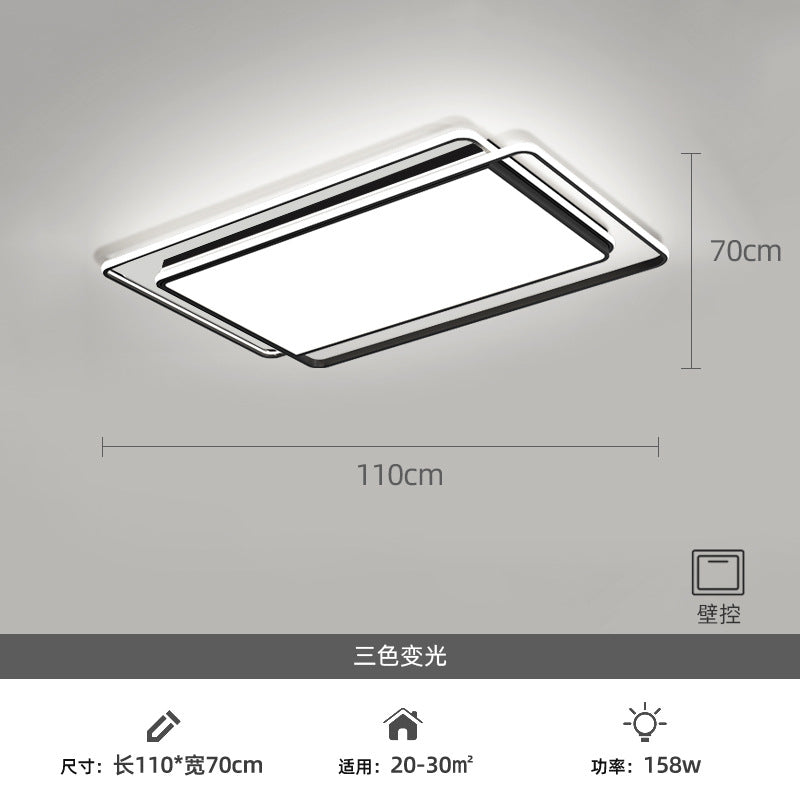 Living Room Lamp Main Lamp Ultra-Thin High-End Zhongshan Lighting Modern Simple Elegant Full Spectrum Eye Protection Bedroom Ceiling Lamp