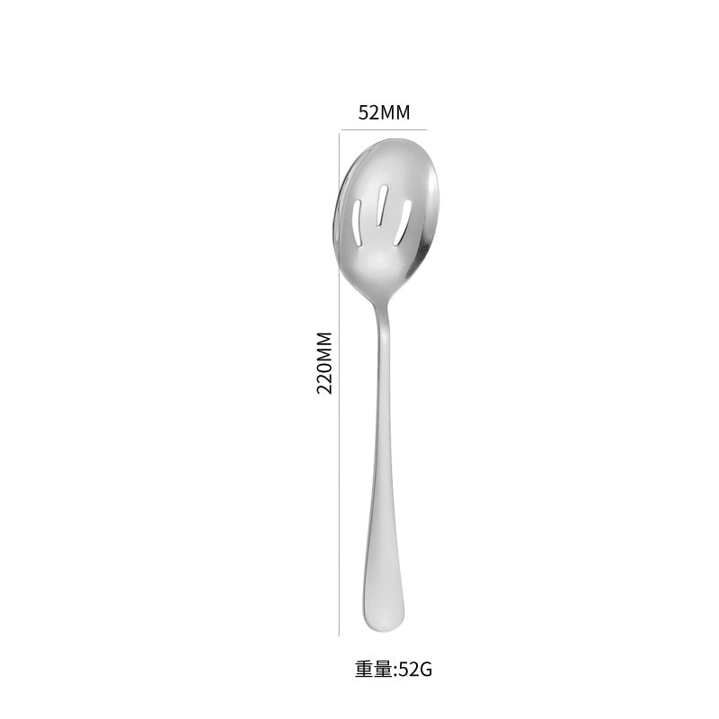 1010Stainless Steel Public Tableware Salad Dessert Spoon Fork Hotel Restaurant Self-service Spoon Fork Set