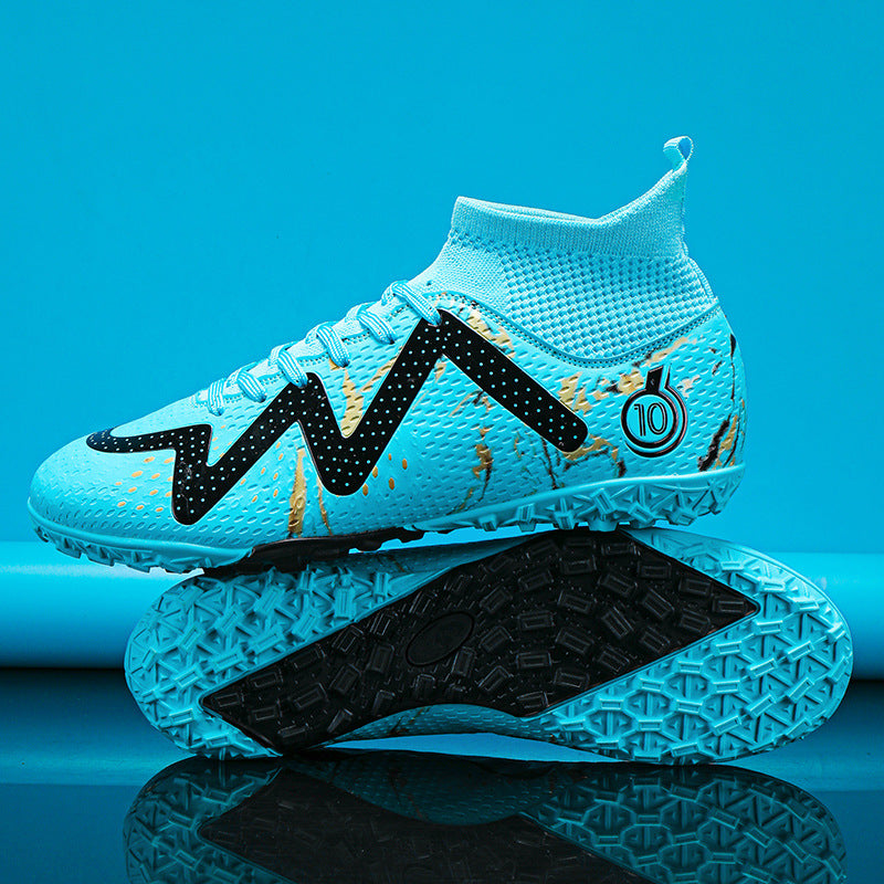 Men's and Children's Soccer Shoes TF Shattered Spike Shoes Adult Primary and Secondary School Students Training Shoes Women's Football Shoes Wholesale