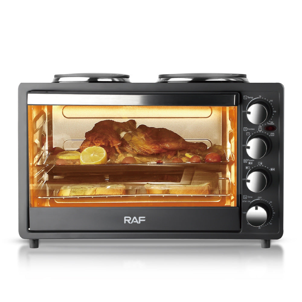 RAF Specially designed for European and American standard electric ovens and electric stoves with dual burners40L Large Capacity Top and Bottom Heating Home Oven