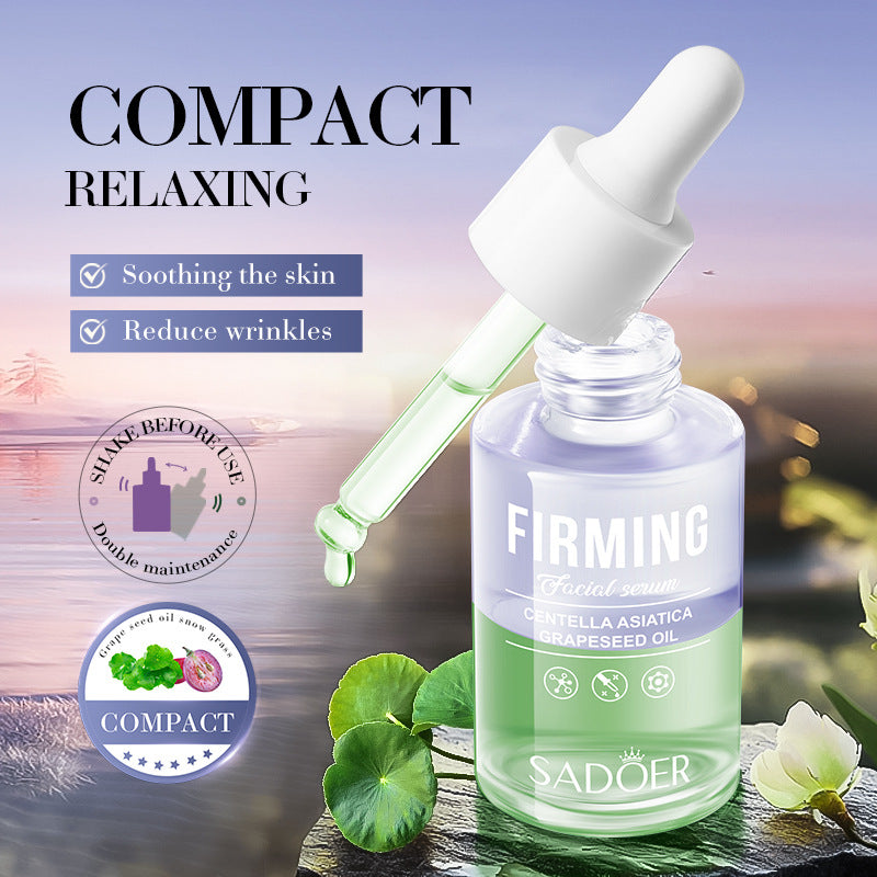 Cross-border Grape Seed Oil Centella Asiatica Double Layer Essence30ml Skin care essence liquid wholesale from foreign trade manufacturer