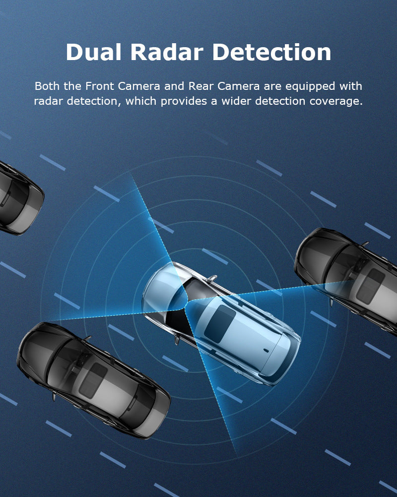 New Driving Recorder Binocular Parking Camera Panoramic HD Infrared Night Vision GPS Vehicle-mounted Monitoring