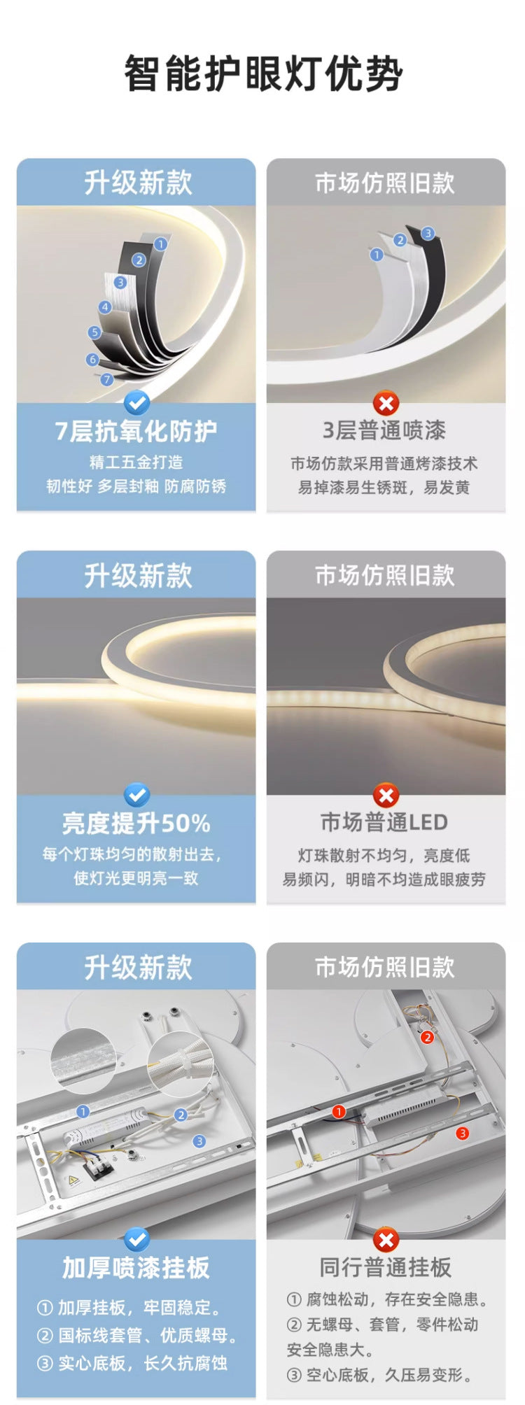 Hall led Ceiling Lamp New Style Personality Nordic Home Eye Protection Lighting High-end Creative Living Room Main Lamp