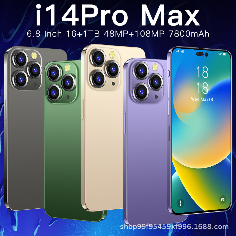 Xidian New Model Exclusive Supply i14promax True4G 3+64G Android6.7Large Screen Smartphone