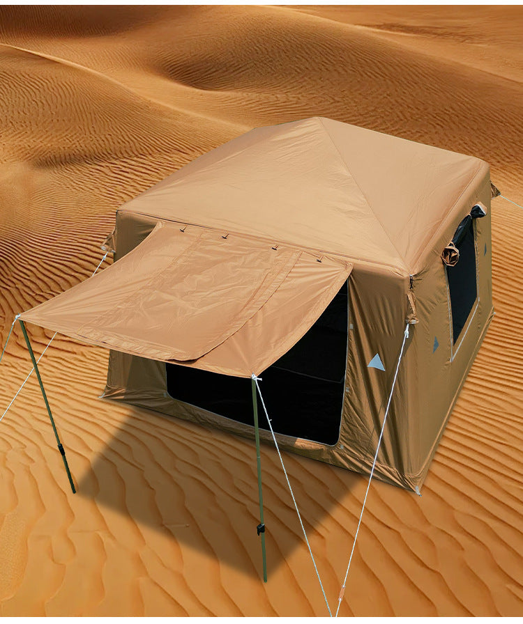 Wholesale Inflatable Tent from Source Factory Middle East Saudi Arabia Tent Black Coating Sunproof Rainproof Automatic Quick Open3*