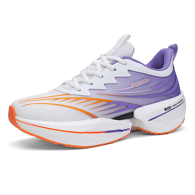 ROANK Men's Running Shoes Ultra-Light Sports Shoes for Teenagers Non-Slip Thick Sole Height Increasing Running Shoes for Middle School Students