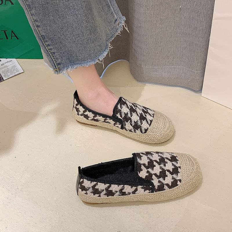 Women's Slip-On Fisherman Shoes Lazy Loafers2025Spring and Autumn New Style Flat Casual Loafers for Women
