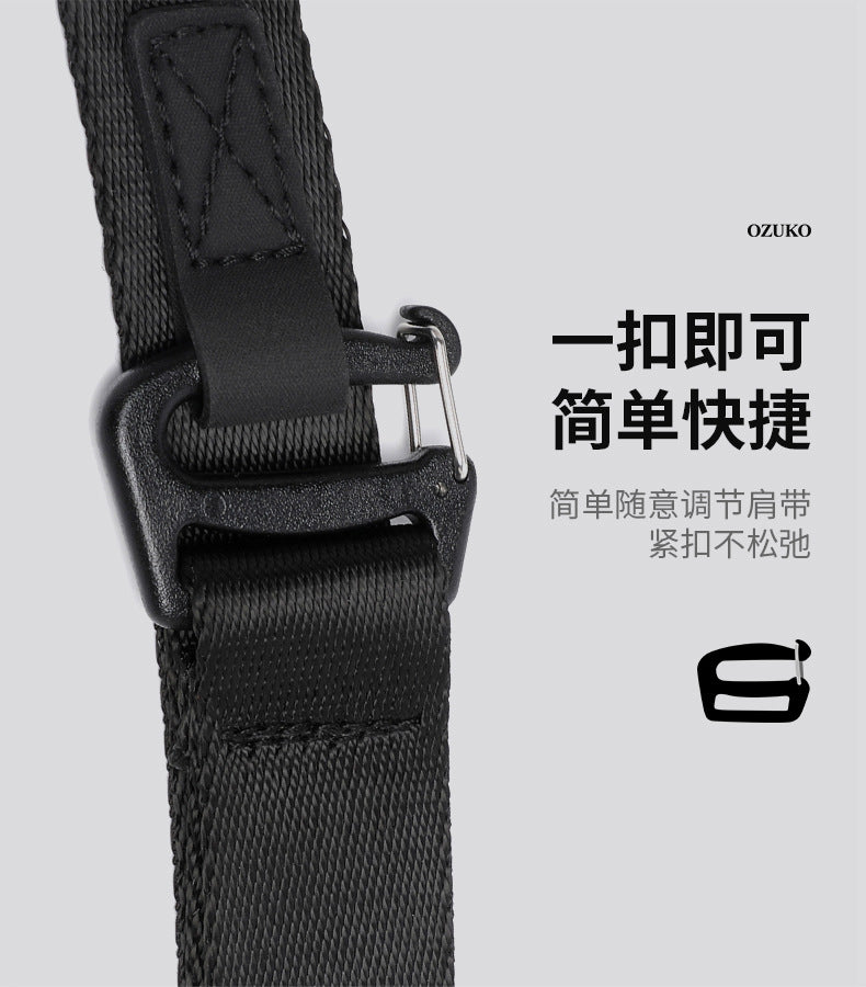 ozuko Men's Clutch Bag Multi-Functional Portable Small Crossbody Bag Travel Commute Lightweight Trendy Brand Storage Men's Bag