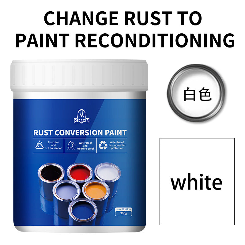 Water-based Anti-rust Paint Metal Paint Rust-free Rust Conversion Paint Color Steel Tile Renovation Rust Fixing Agent Multi-color Industrial Paint