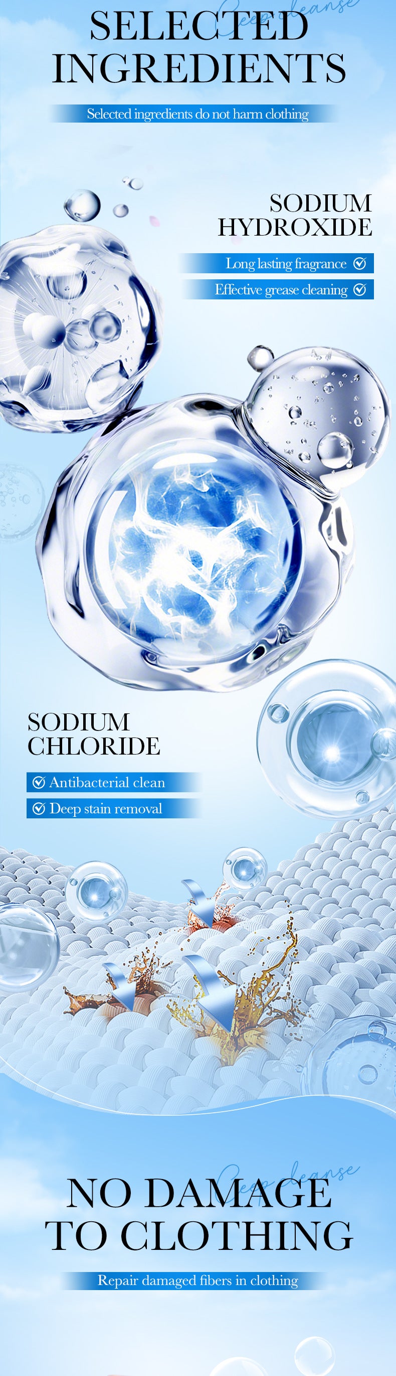 Cross-border Large Capacity Lavender Antibacterial Laundry Detergent2KG Clean Fragrance Export Manufacturer Wholesale