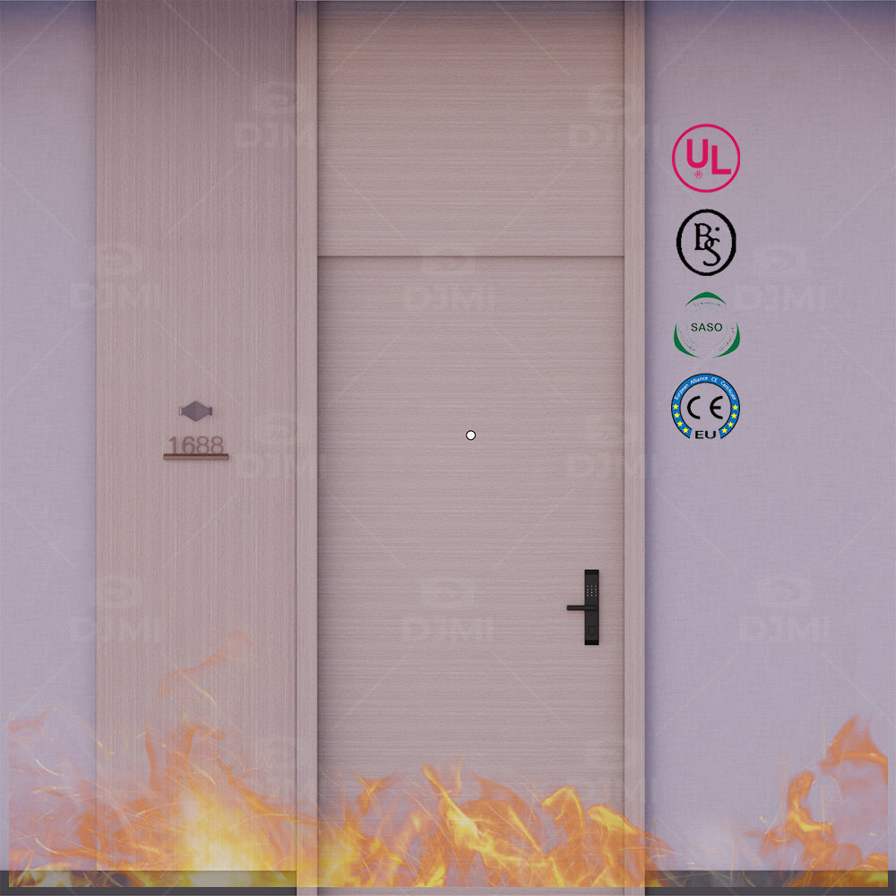 Professional in Custom High Quality Door for Hotel Room Fireproof Hotel Room Door Fire Rated Hotel Door