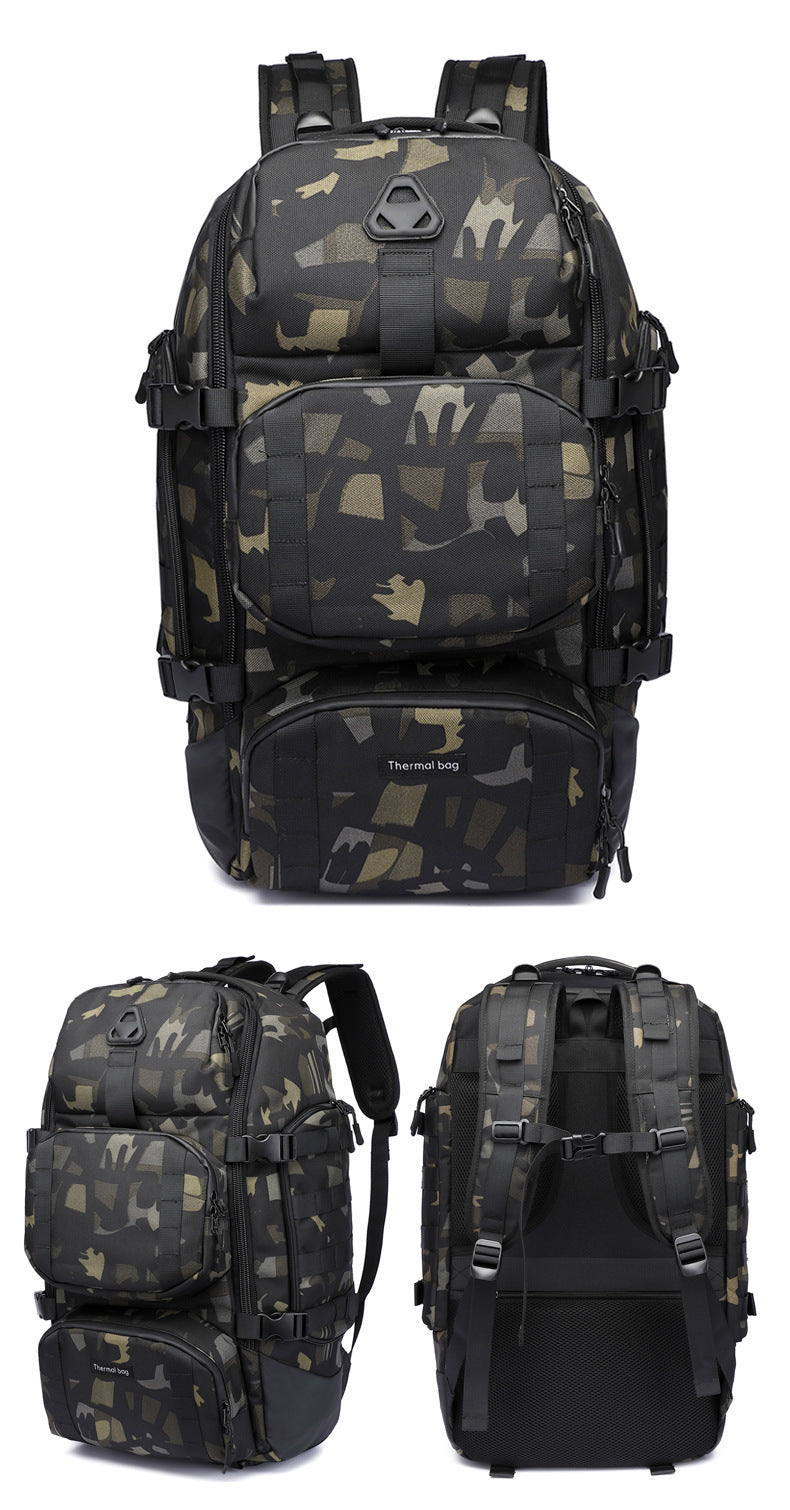 OZUKO Tactical Backpack Men Camouflage Outdoor Mountaineering Bag Large Capacity Multi-functional Hiking Travel Backpack