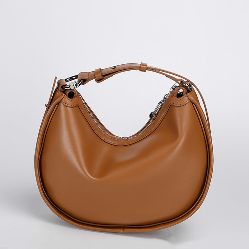 Niche Design Crescent Bag Style Underarm Bag2024New Simple Versatile Fashion Single Shoulder Crossbody Bag