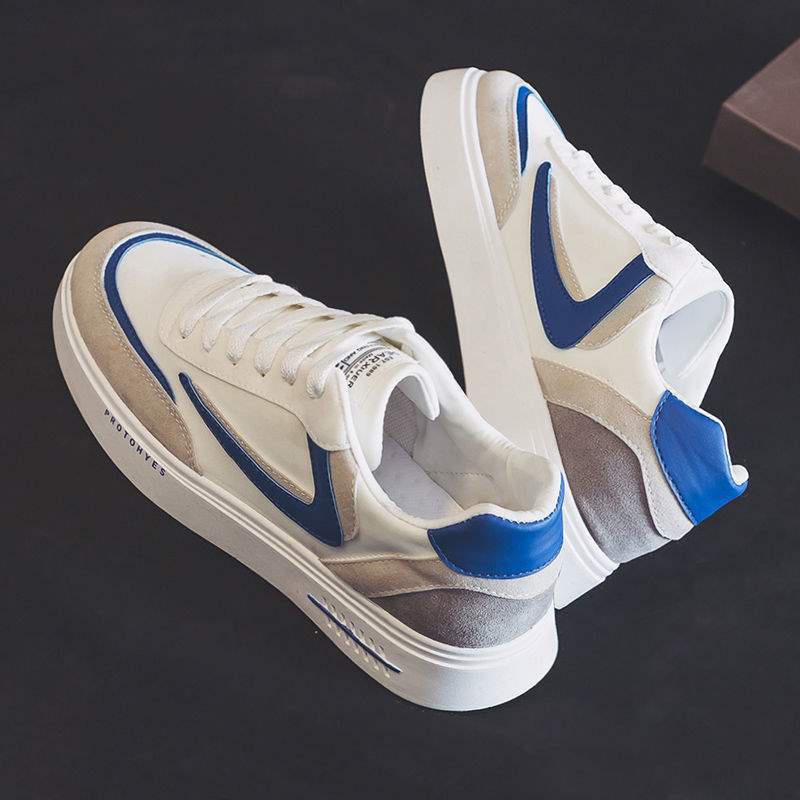 2025Summer New Breathable Canvas Trendy Shoes for Men ins Versatile Casual White Sneakers Sports Cloth Shoes