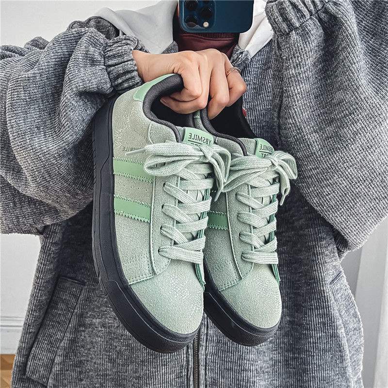 Men's Trendy Shoes2025New American Retro Niche Casual Sneakers ins Internet Celebrity Versatile White Sneakers