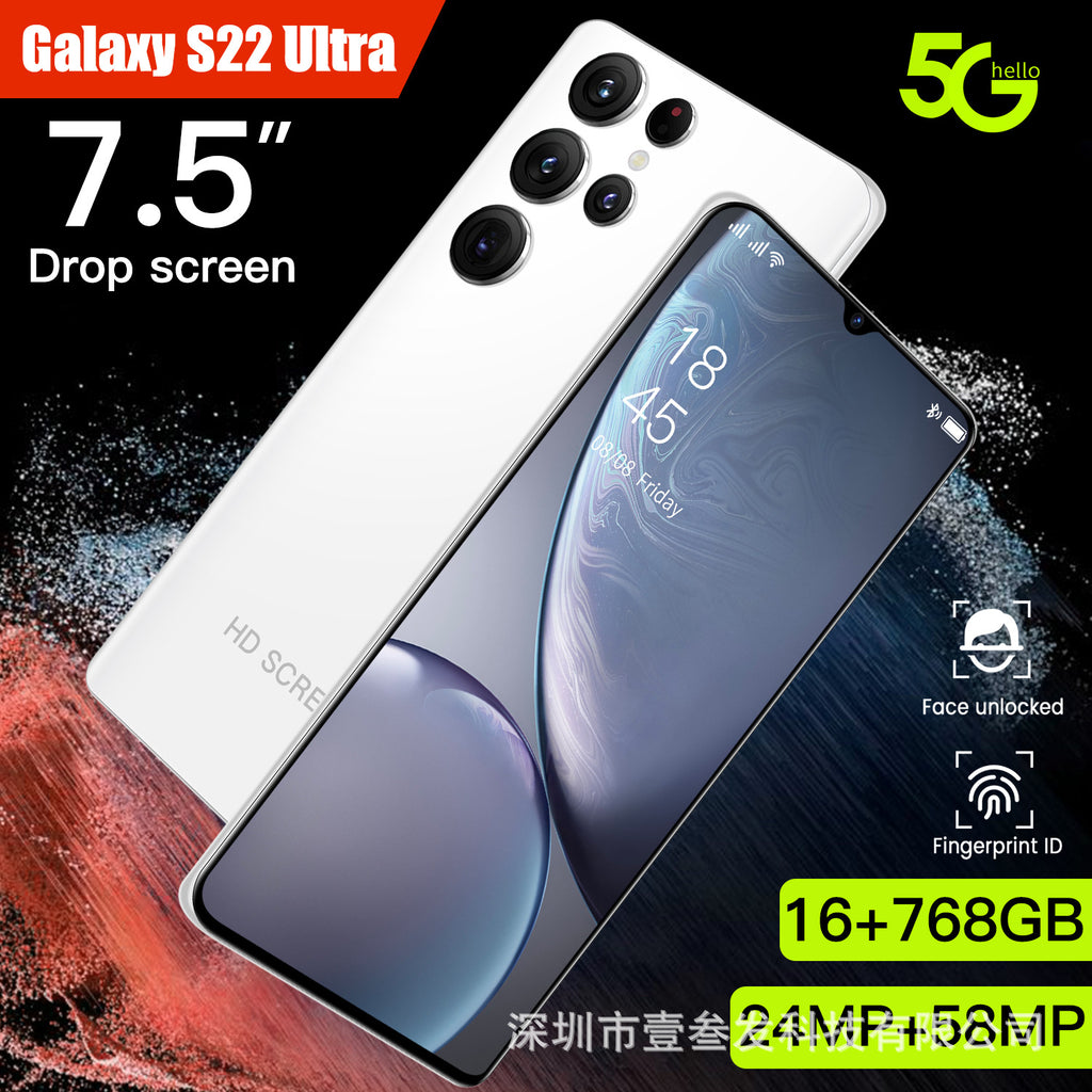 S22 Ultra Popular(2+16G) 7.5Inch4G All-in-One New Smartphone Factory