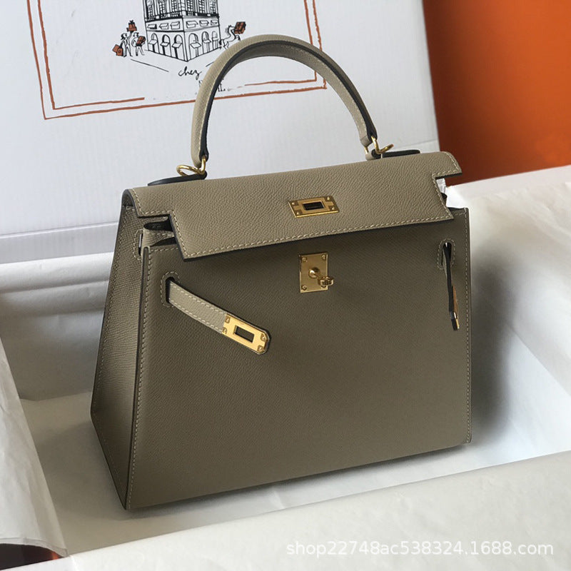 Hot Sale New Fashion Handbag for Women Platinum Kelly Bag Women's Shoulder Crossbody Bag Versatile Trendy Handbag