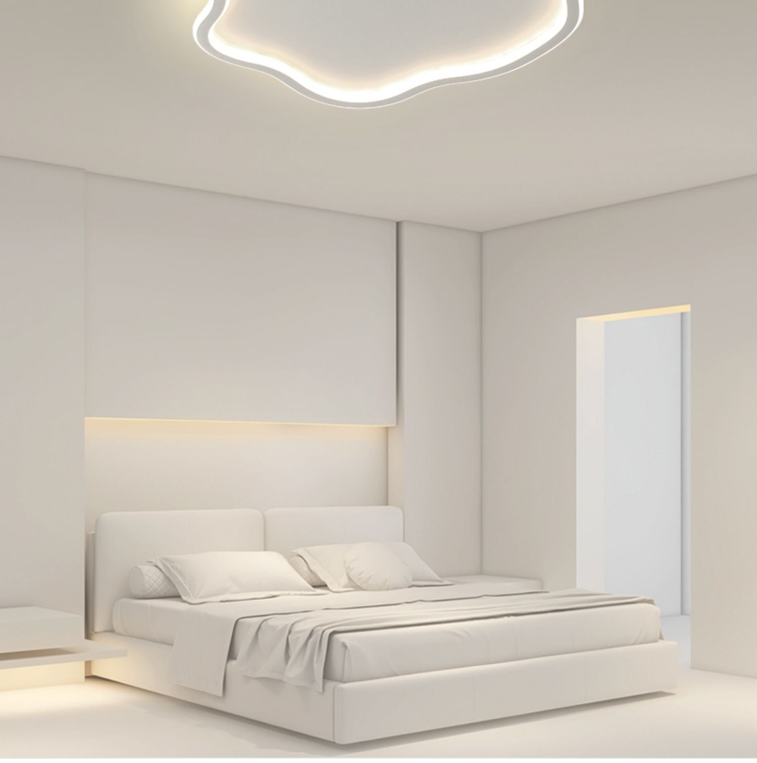 Nordic Minimalist Living Room Lamp Large Lamp Modern Simple Elegant Home Hall Main Lamp Creative Eye Protection LED Ceiling Lamp