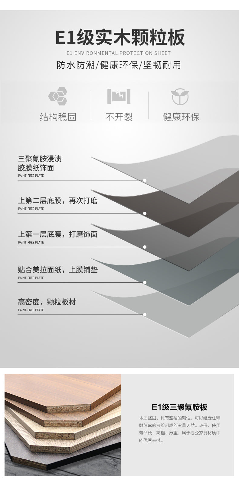 Office File Cabinet with Lock, Low Cabinet, Storage Cabinet, Floor-standing Wooden Office Partition Cabinet for Staff