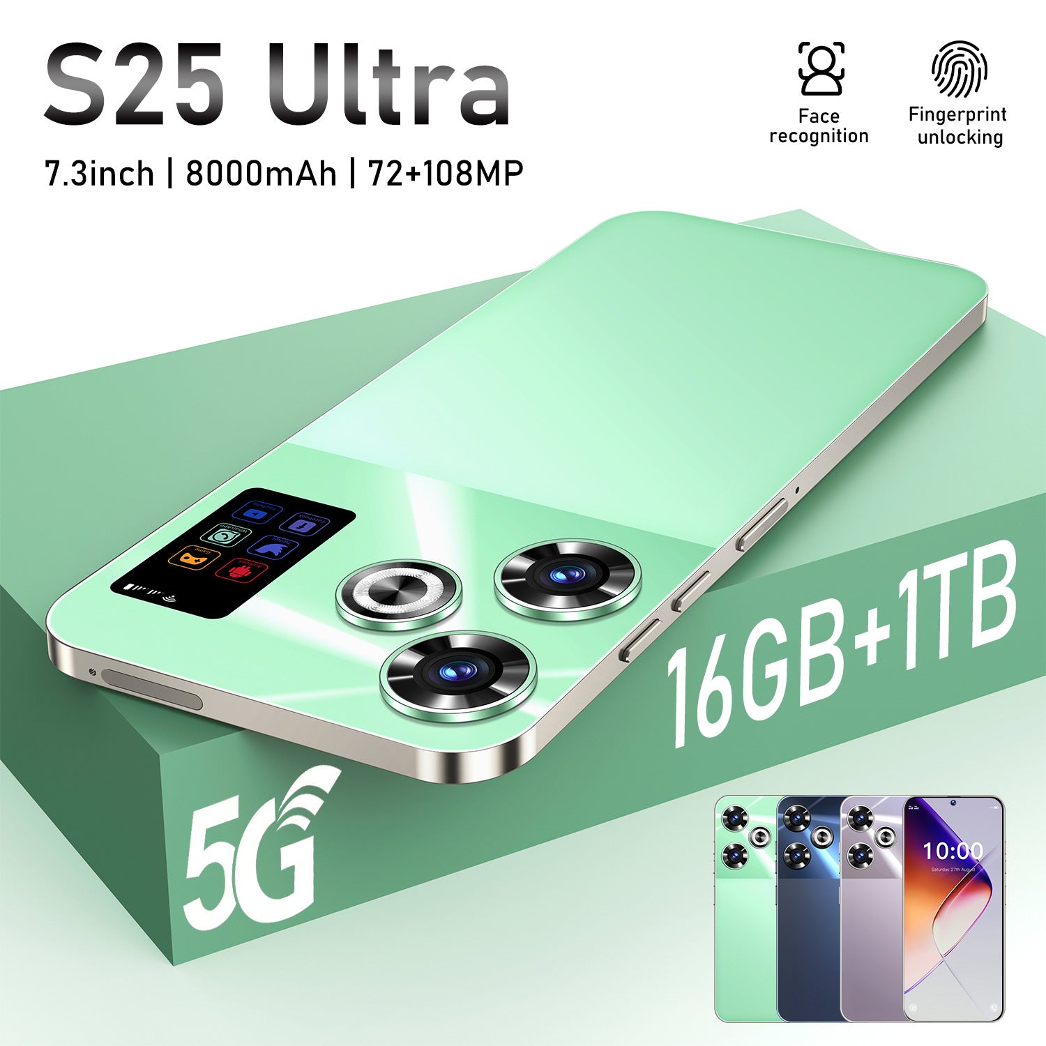 Hot Selling Smart Phone S25 Ultra Brand new Android phone16+1T Wholesale for Mobile Phone Manufacturers