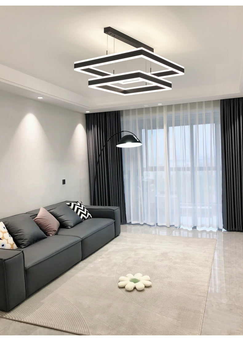 Chandelier for Living Room with High-End Feel, Main Light for Hall, Modern Minimalist Bedroom Light, Dining Room Light, Creative and Unique Design led Bar Counter Lamp