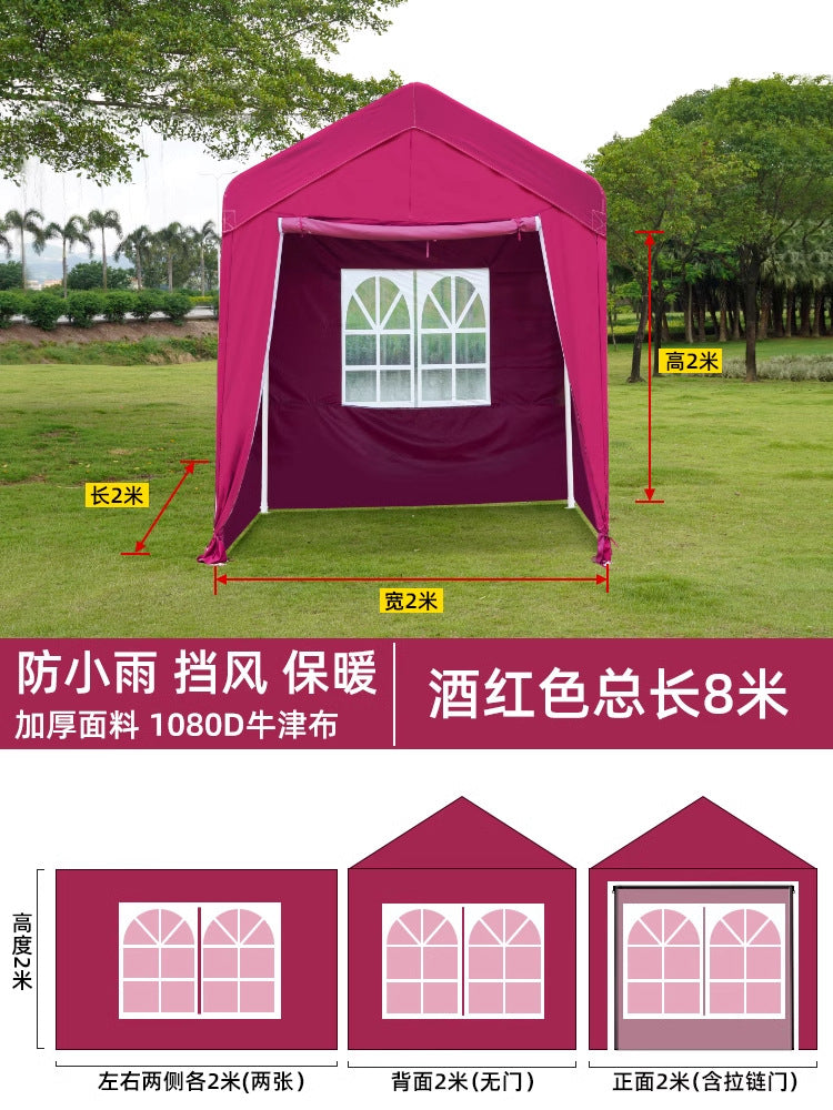 Camping Internet Celebrity Market Stall Tent Cover Thickened Windproof Rainproof Coldproof Outdoor Windproof Cloth Distribution and Dropshipping