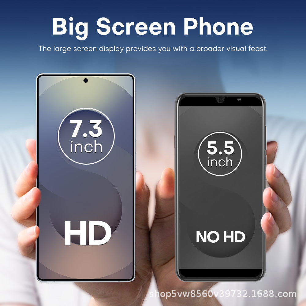 Popular S25Ultra Android7.3inch smartphone16+1T Mobile Phone Source Factory Hot Selling on AliExpress