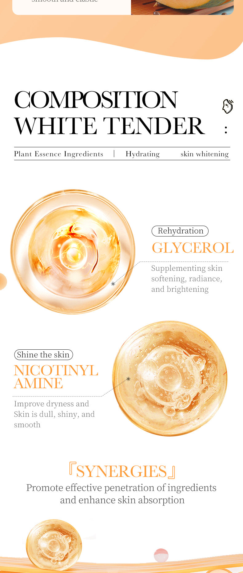 Papaya Mask25g BIOAOUA Vitamin C Moisturizing and Hydrating Tablets for Cross-Border Wholesale