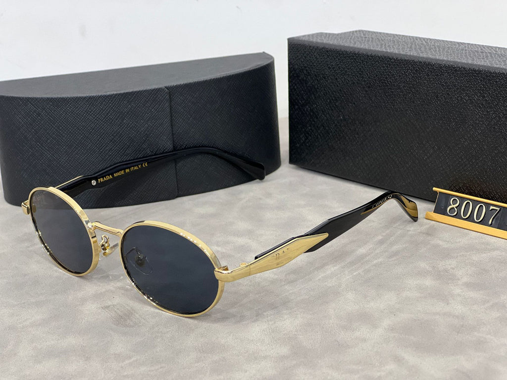 2024New Year P Home Metal Sunglasses Men and Women Fashion Anti-UV Sunglasses High-end Sunglasses