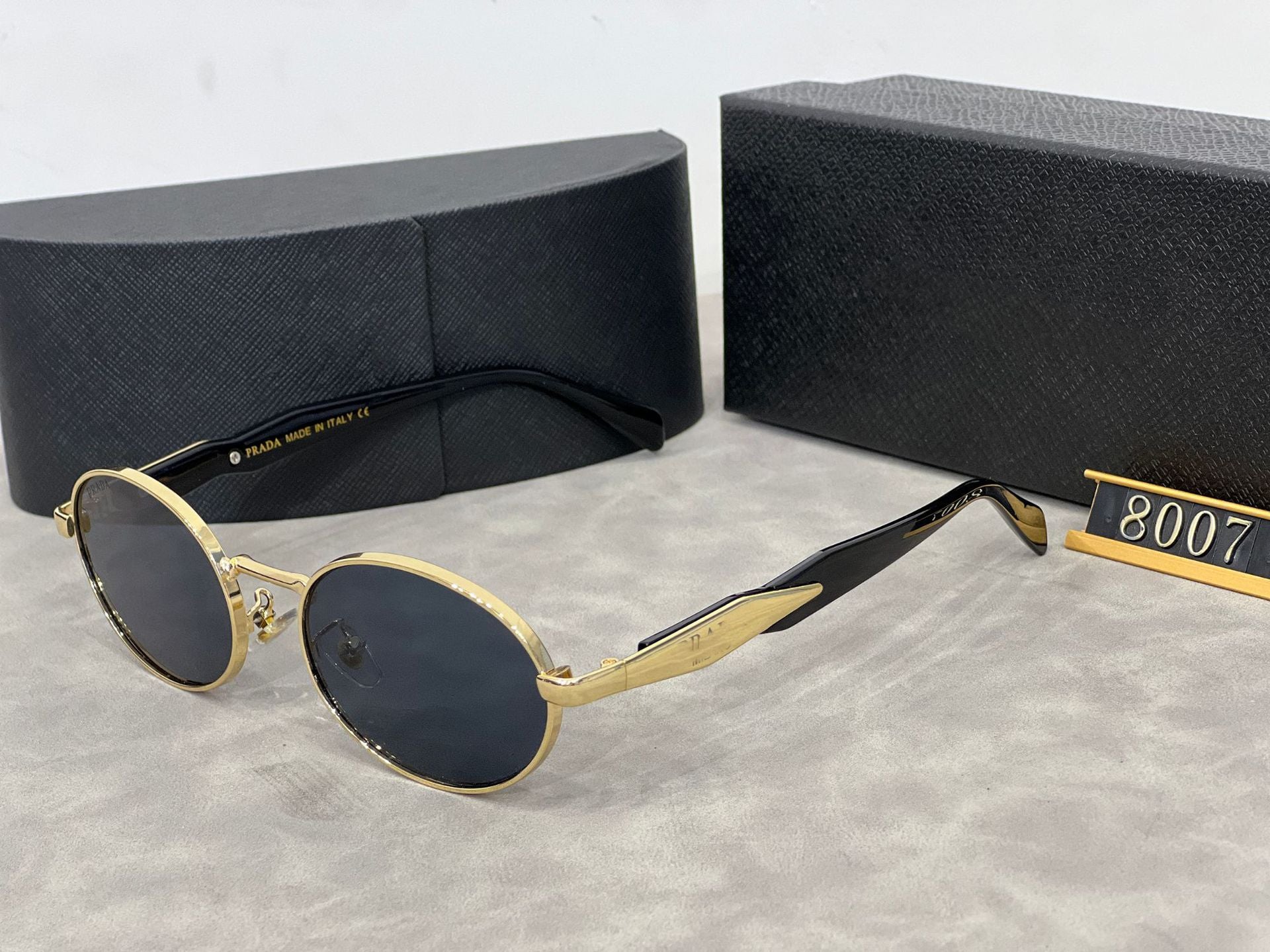 2024New Year P Home Metal Sunglasses Men and Women Fashion Anti-UV Sunglasses High-end Sunglasses