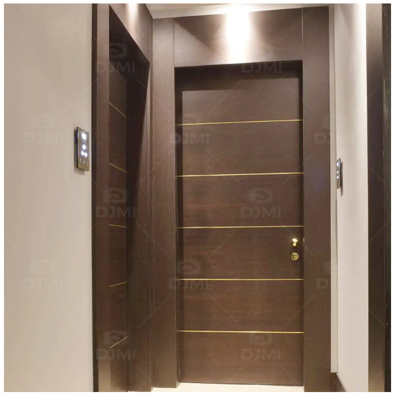Guangdong Daji Custom High Quality Wood Fire Door for Hotel Room Fireproof Hotel Room Door Fire Rated Hotel Door