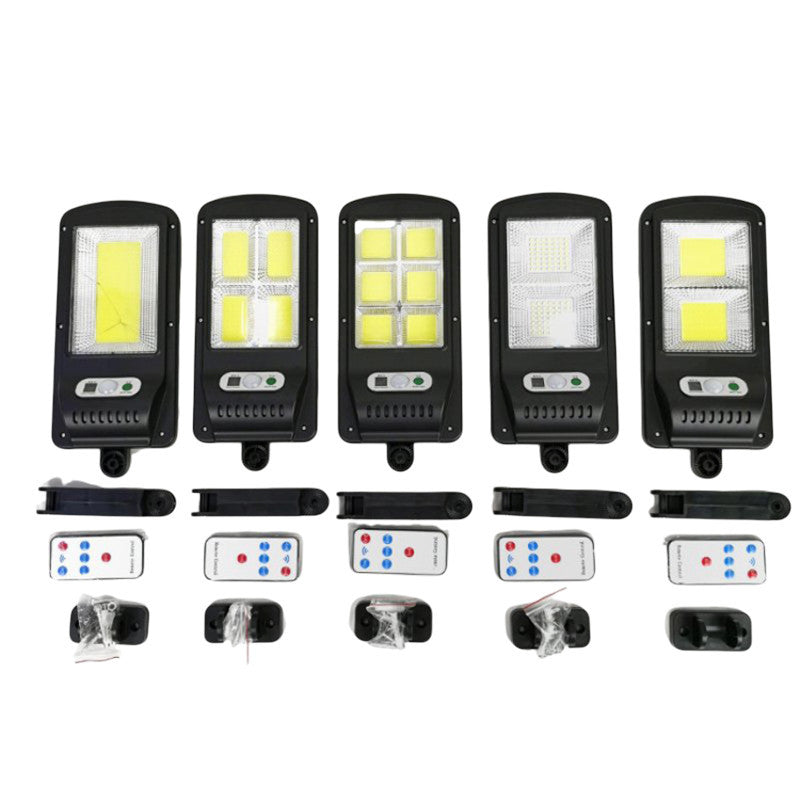 Specially designed for outdoor use120COB Solar Human Body Sensing Street Light Outdoor Waterproof Wall Light LED Garden lamp