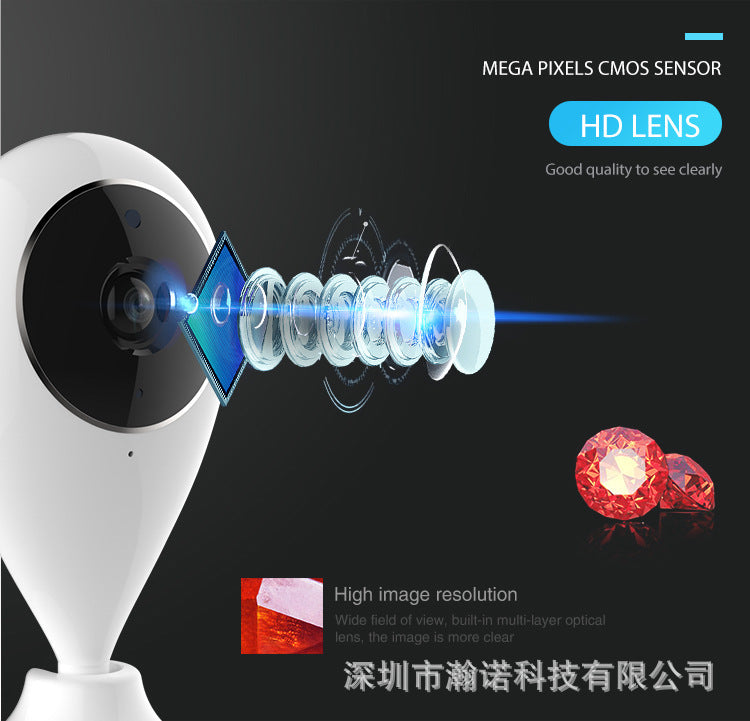 Surveillance Camera Small Water Drop Mobile Phone Remote HD Smart Selection for Home Use1080P Hd wifi Wireless Network