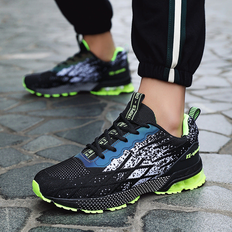 Autumn New Men's Large Size Casual Fashion Running Sneakers Youth Mesh Breathable Trendy Dad Shoes