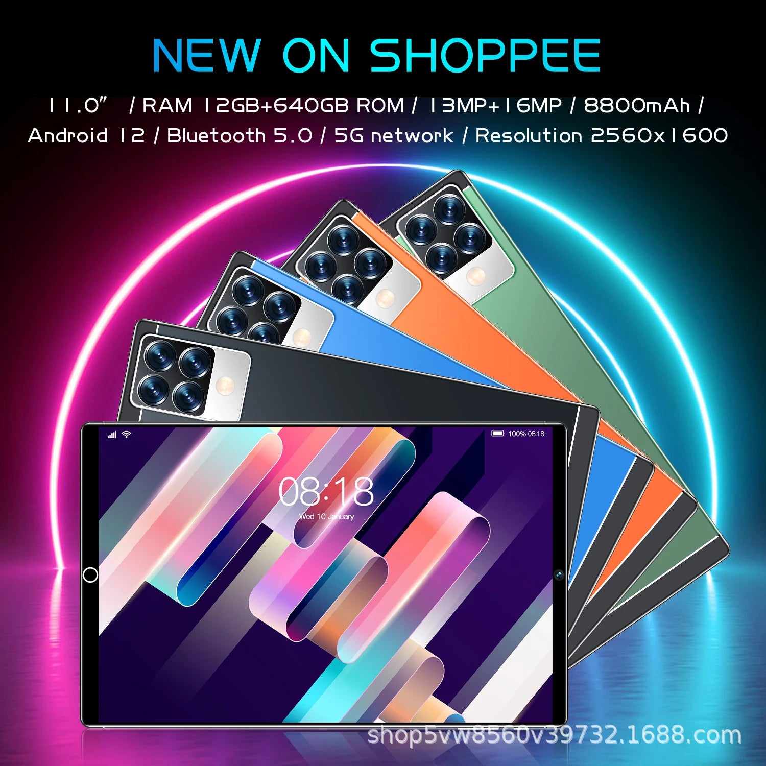 Popular10inch tablet Android eight-core12+640G Online Learning Machine Game Tablet Manufacturer
