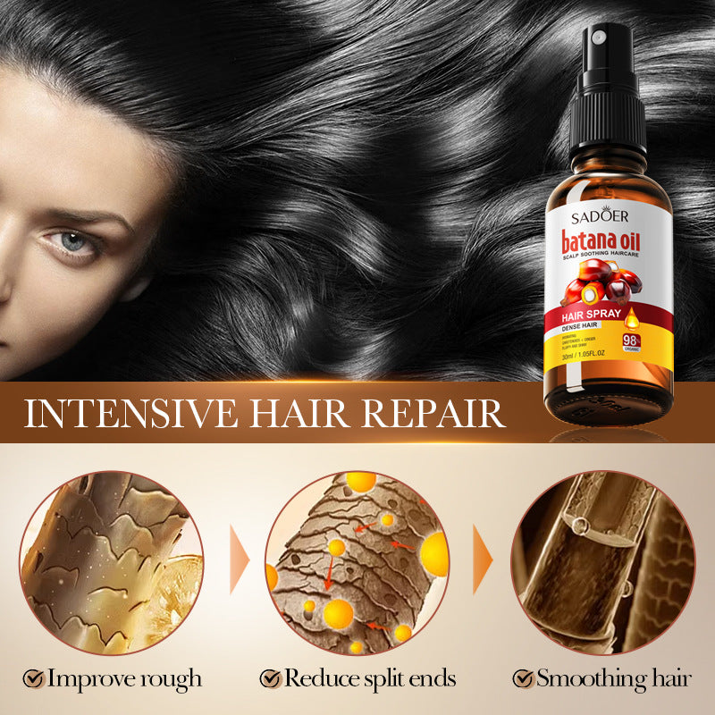 Batahana Hair Care Essential Oil Spray SADOER Soothing and Smooth Hair Conditioner Cross-Border Wholesale