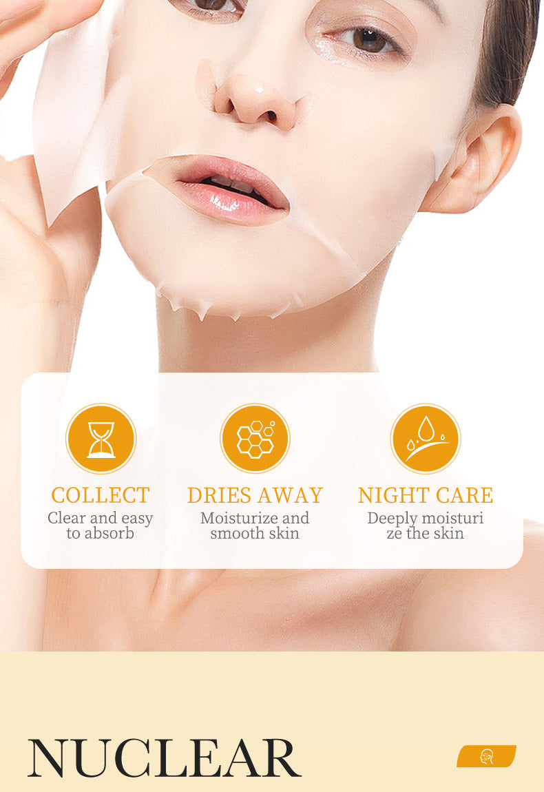 BIOAOUA Vitamin E Honey Mask Hydrating Moisturizing Repair Brightening Mask Wholesale 10 Pieces