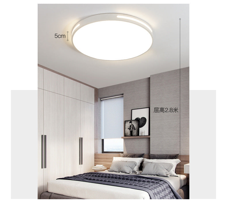 Ultra-thin Modern Minimalist LED Ceiling Lamp Round Bedroom Lighting Living Room Lamp Creative Study Dining Room Balcony Lighting Fixture