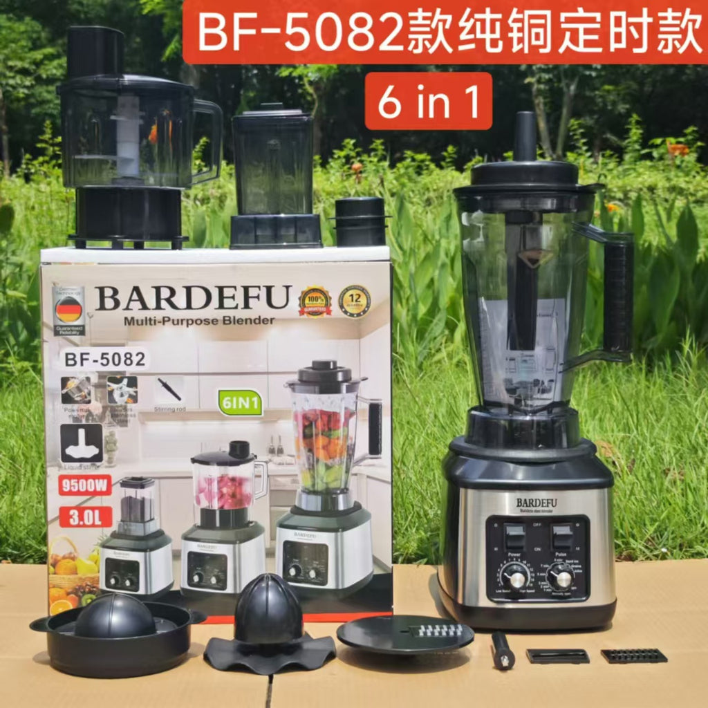 4L8in1blender Stainless Steel High-Power Pure Copper Blender Meat Grinder Ice Crusher Juicer Blender