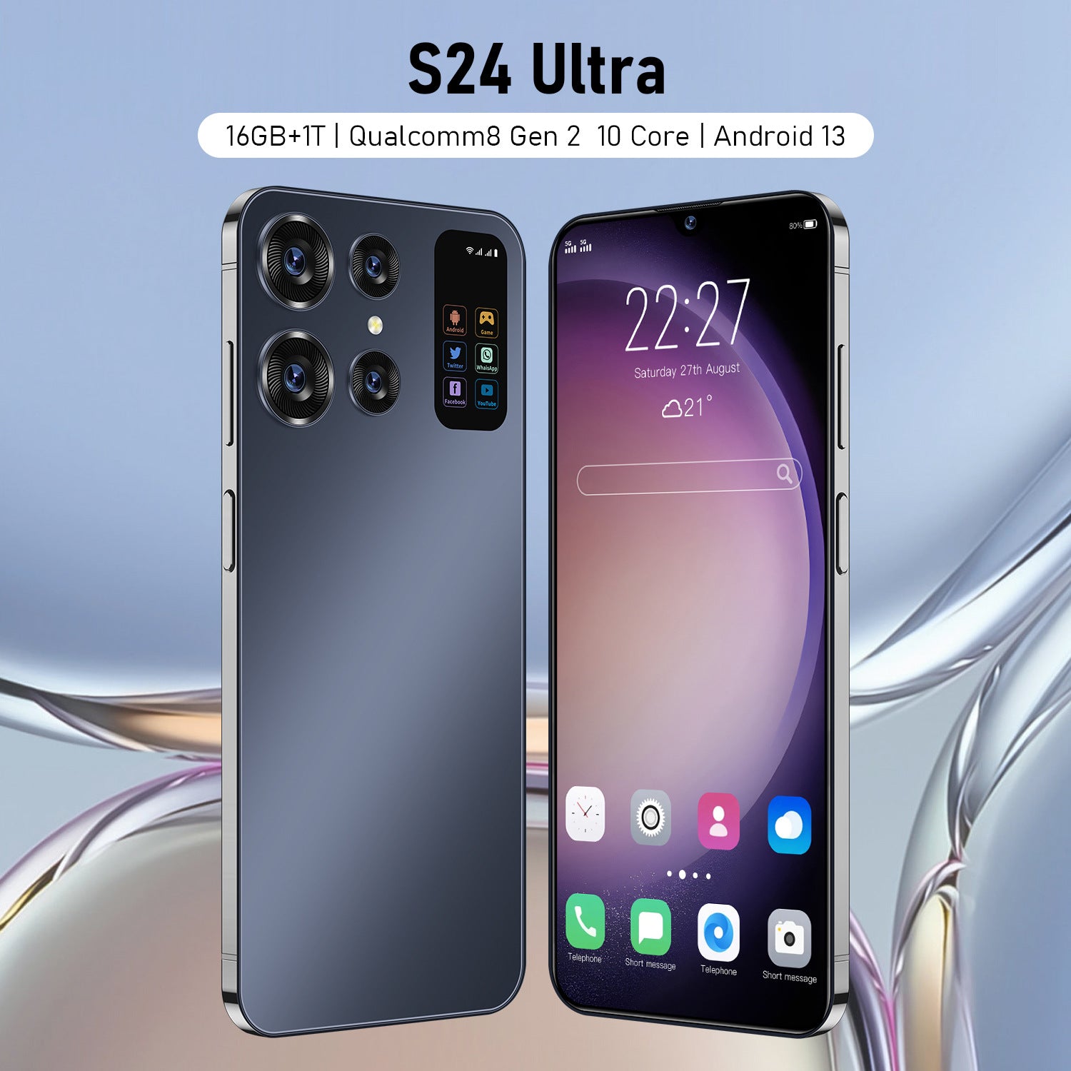 2024Exclusively available worldwide S24 Ultra Mobile Phone16+1TB Large Memory HD Screen Source Manufacturer