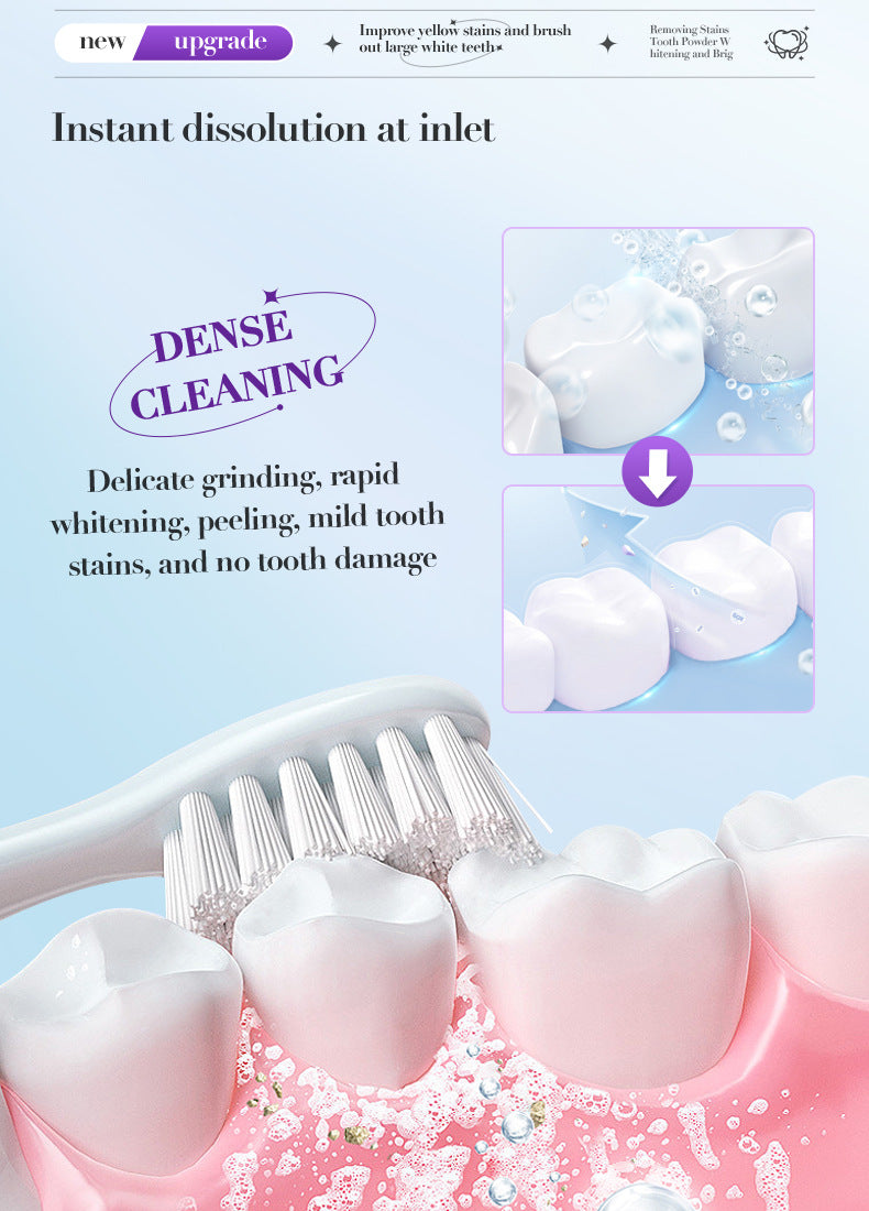 Full English V34Toothpowder50g SADOER Whitening Deep Cleaning Whitening Teeth Cleaning Powder  Foreign Trade Wholesale