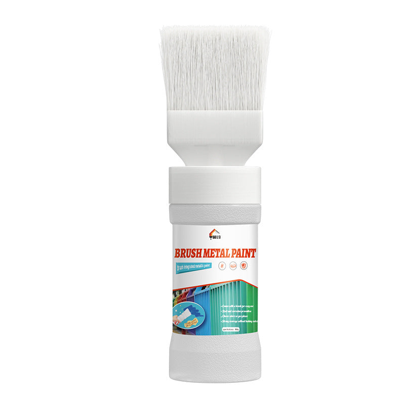 Metal Brush Paint Iron Door Window Railing Anti-Rust Water-Based Paint Balcony Renovation Color Change Coating Coloring