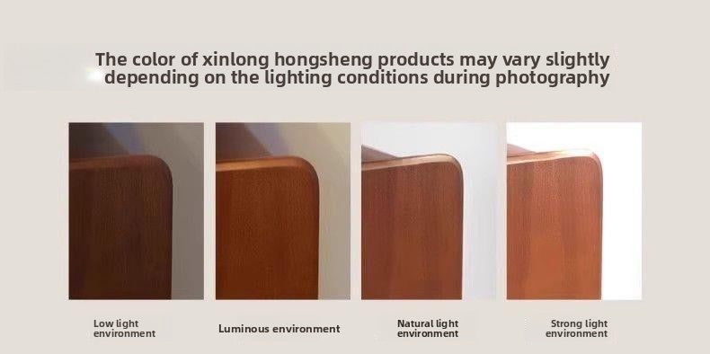 2025New Small Apartment Living Room Home Coffee Table Vintage Solid Wood Walnut French Light Luxury Irregular Shape Low Dining Table